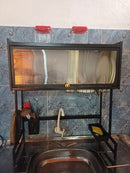 Organizador Orion Pro: Escurridor de Gran Capacidad con Tapa Hermética